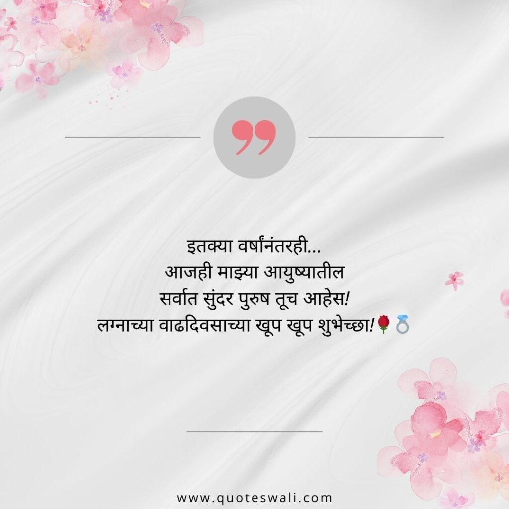 Happy Marriage Anniversary Wishes in Marathi